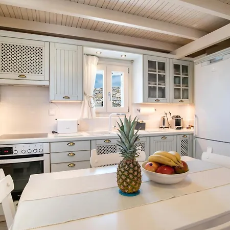 펜션 Anemoessa Cycladic House *